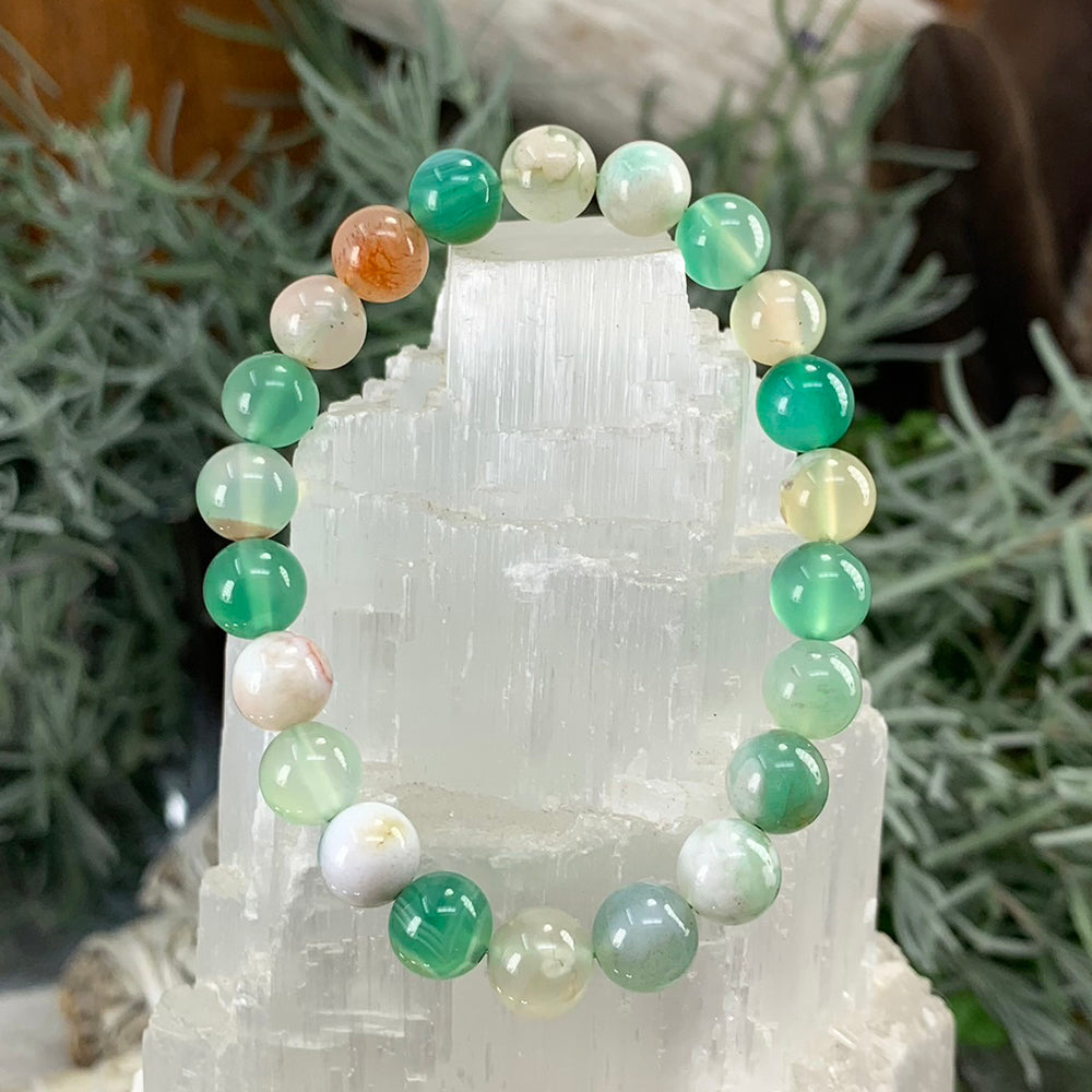 Mala Bracelet: Cherry Agate