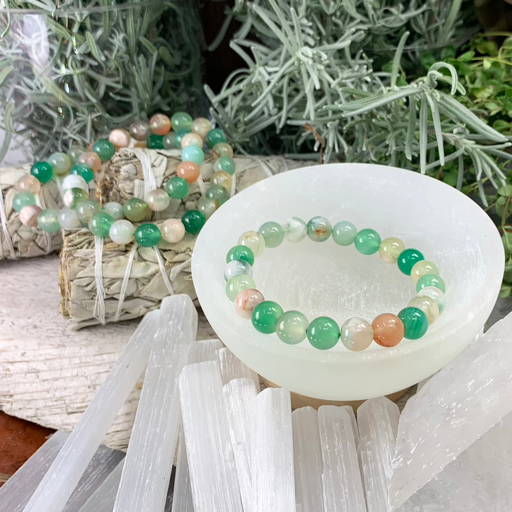 Mala Bracelet: Cherry Agate