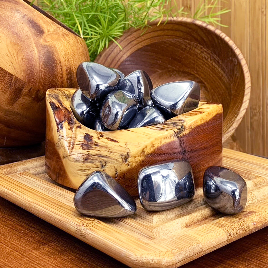 Tumbled Stone: Hematite (250 Gram Lot - 0.55lb)