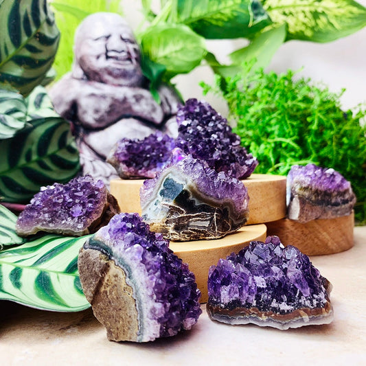 WORKING ON Small Amethyst Cluster - clustergeode