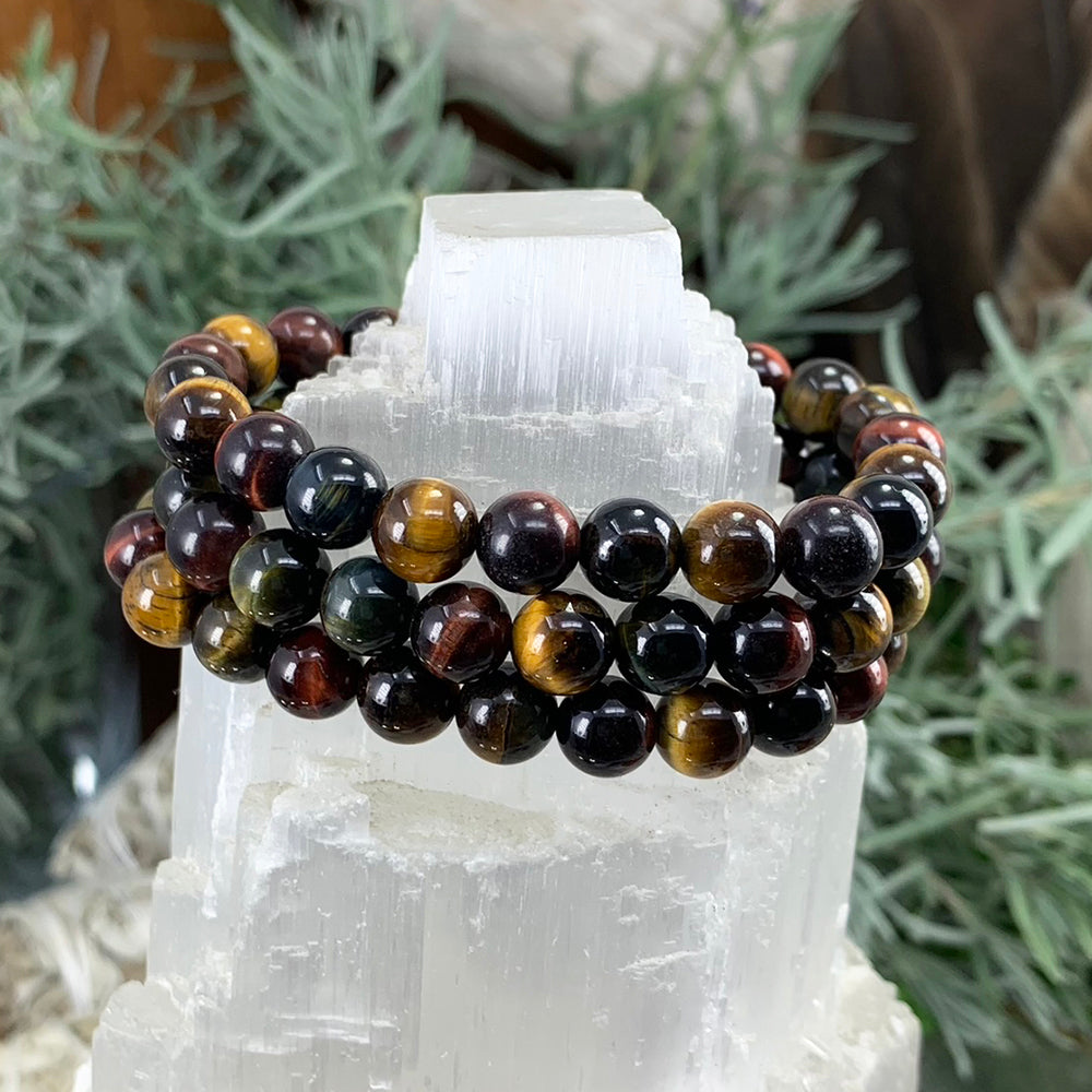 Mala Bracelet: Red Tiger's Eye