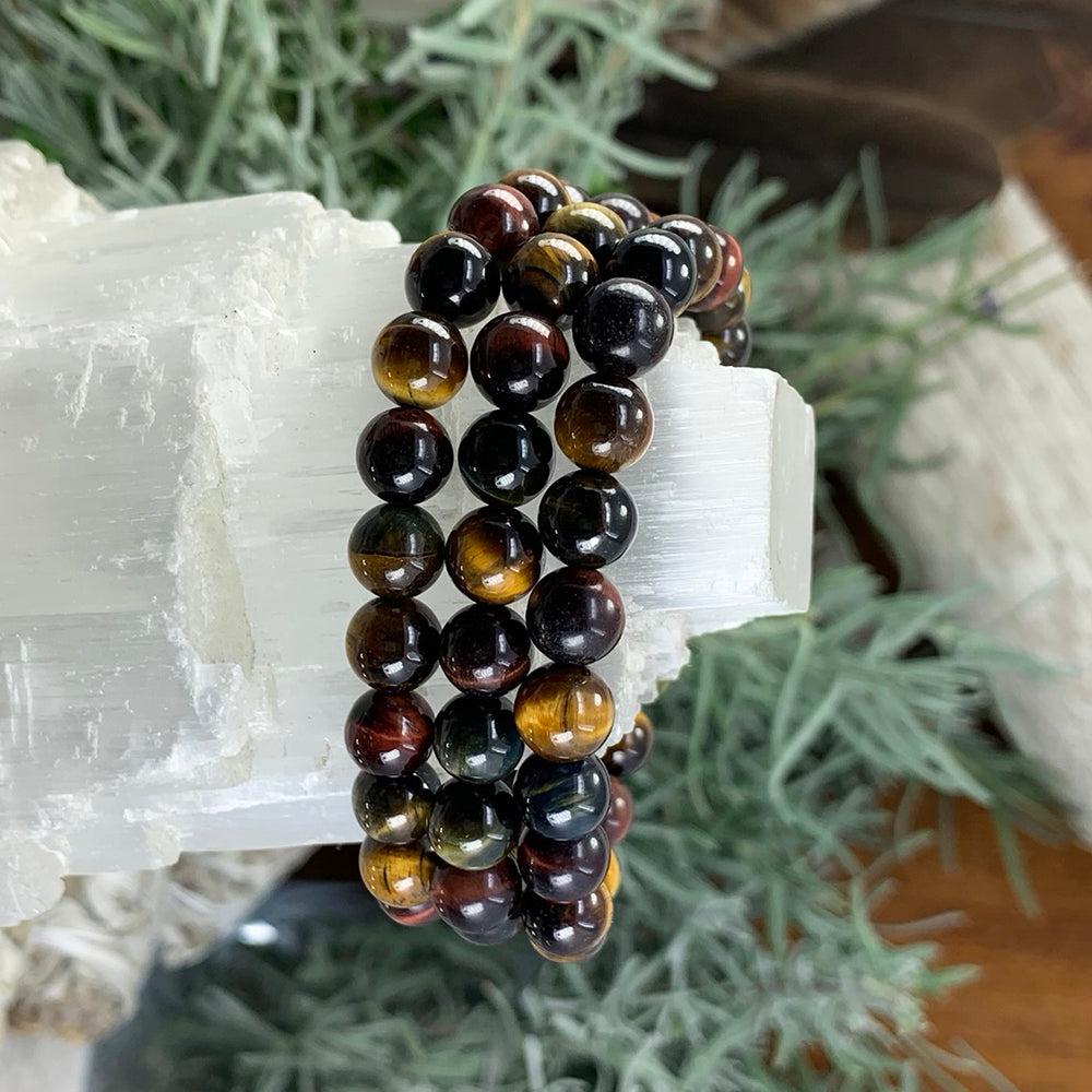 Mala Bracelet: Red Tiger's Eye