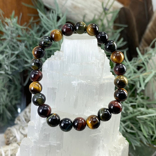 Mala Bracelet: Red Tiger's Eye