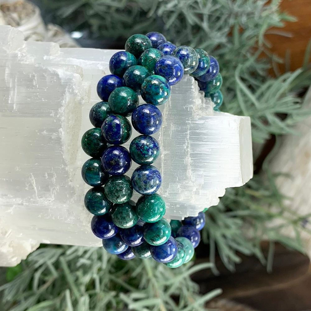 Mala Bracelet: Azurite