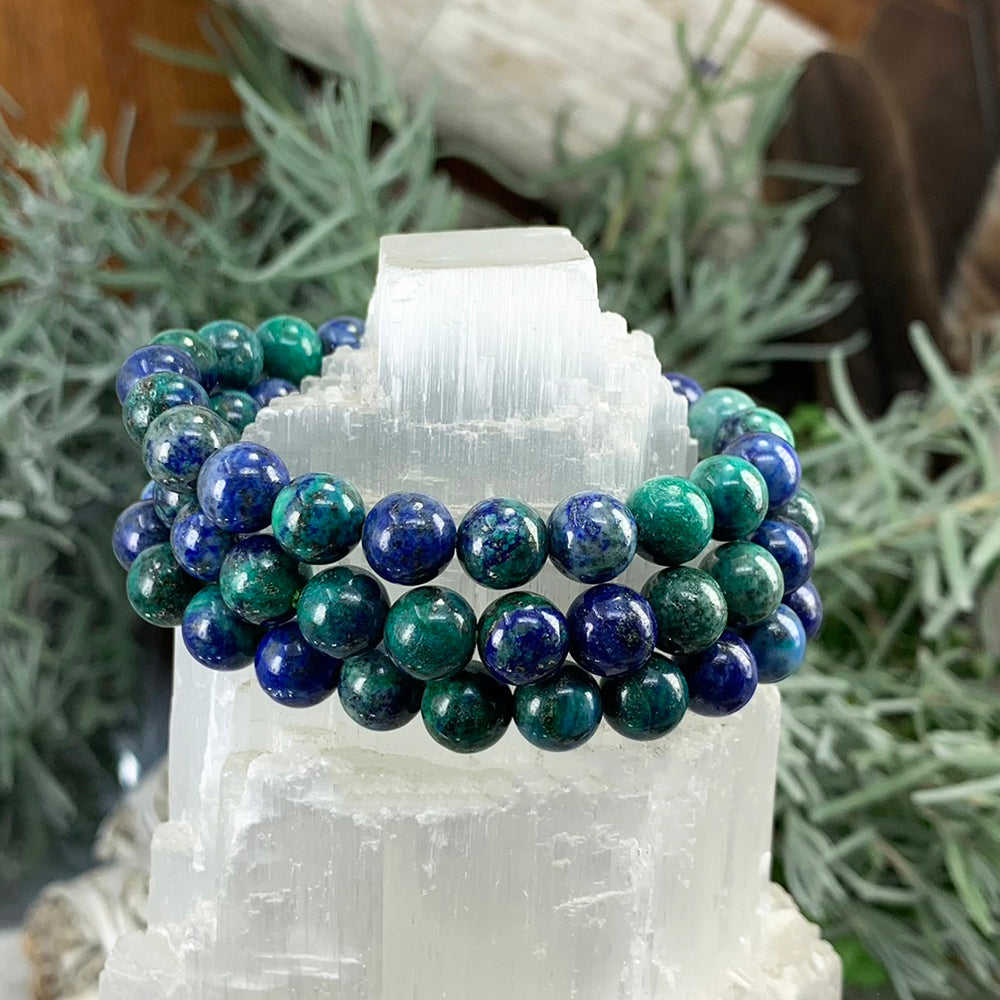 Mala Bracelet: Azurite