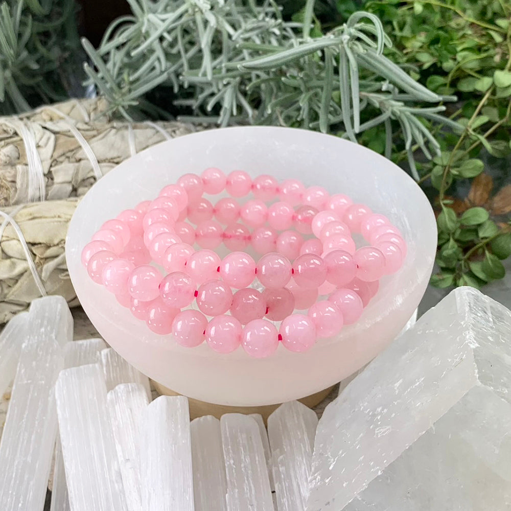 Mala Bracelet: Rose Quartz