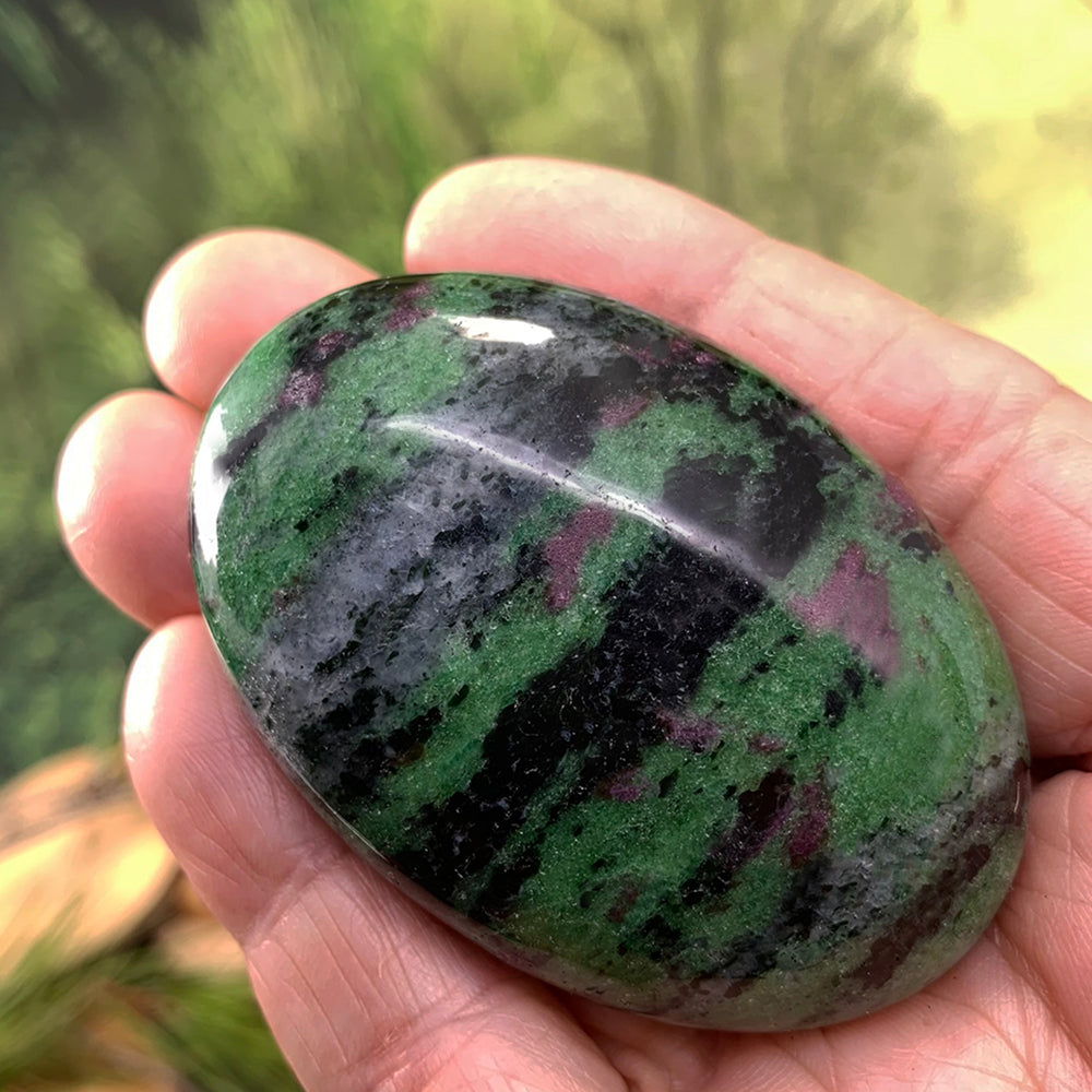 Palmstone: Ruby In Zoisite