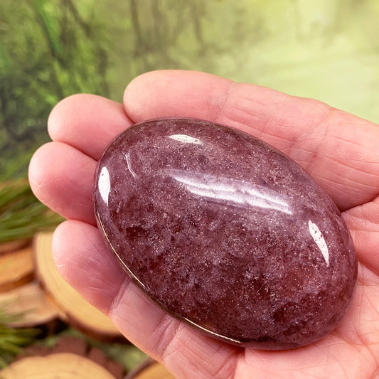 Palmstone: Strawberry Quartz