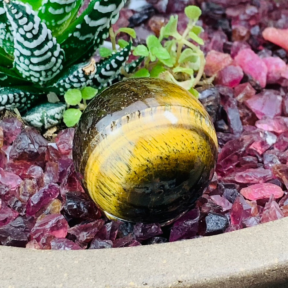 Tigerās Eye Mini-Sphere - sphere