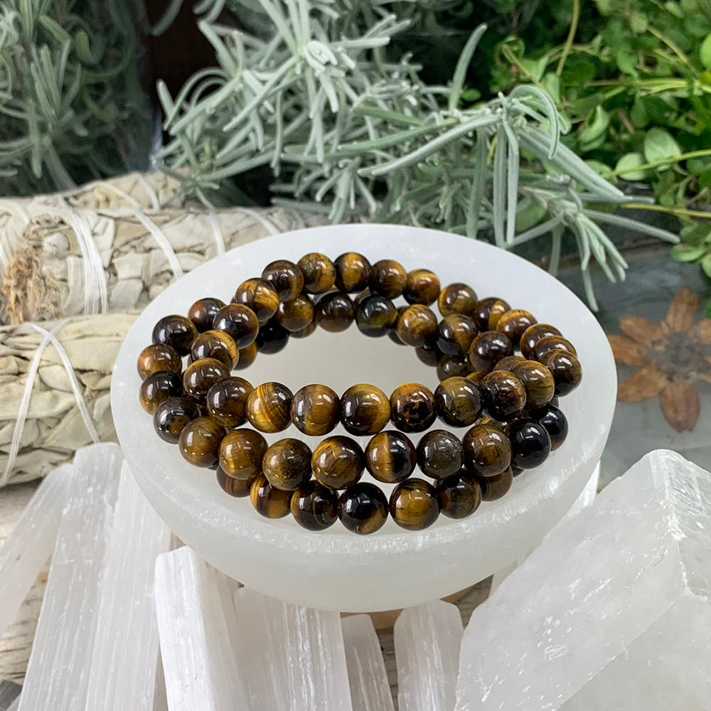 Mala Bracelet: Tiger's Eye