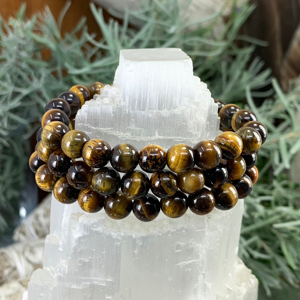 Mala Bracelet: Tiger's Eye