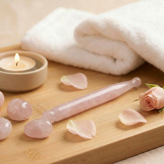 Acupressure Wand: Rose Quartz