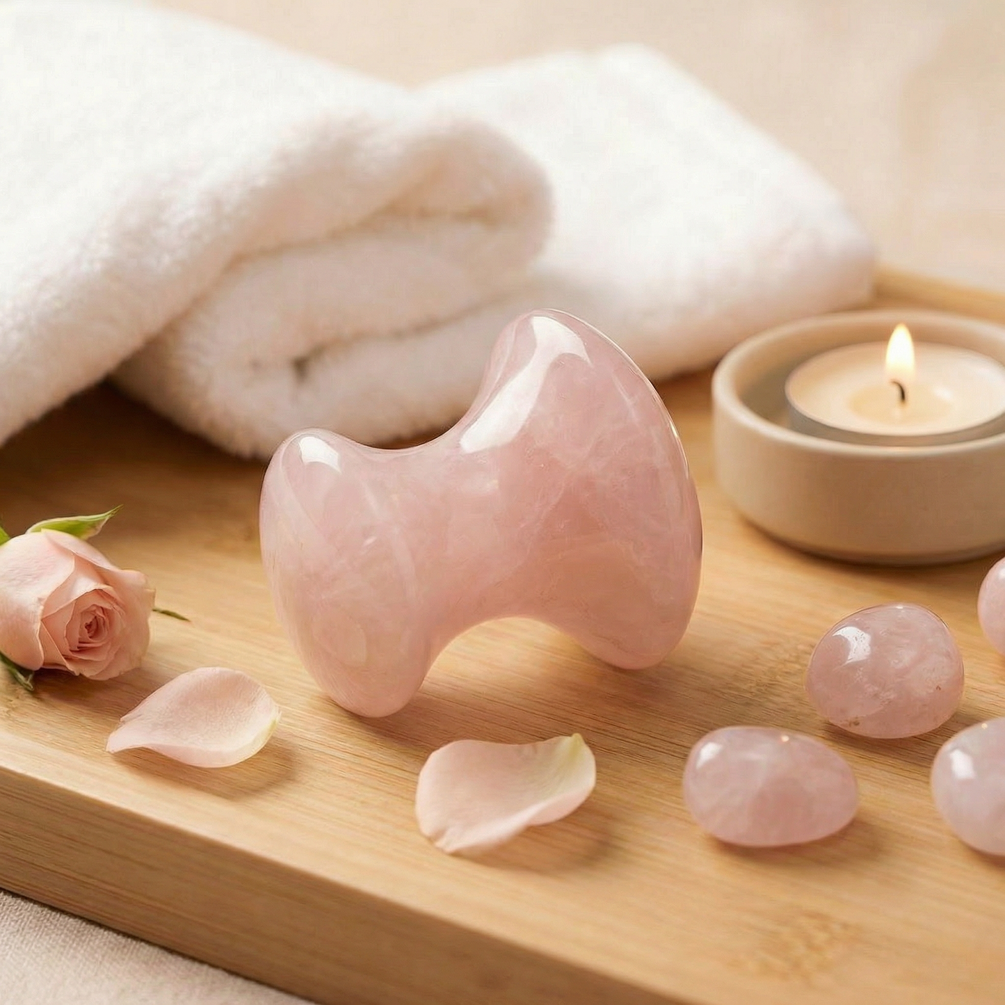 Massage Mushroom: Rose Quartz