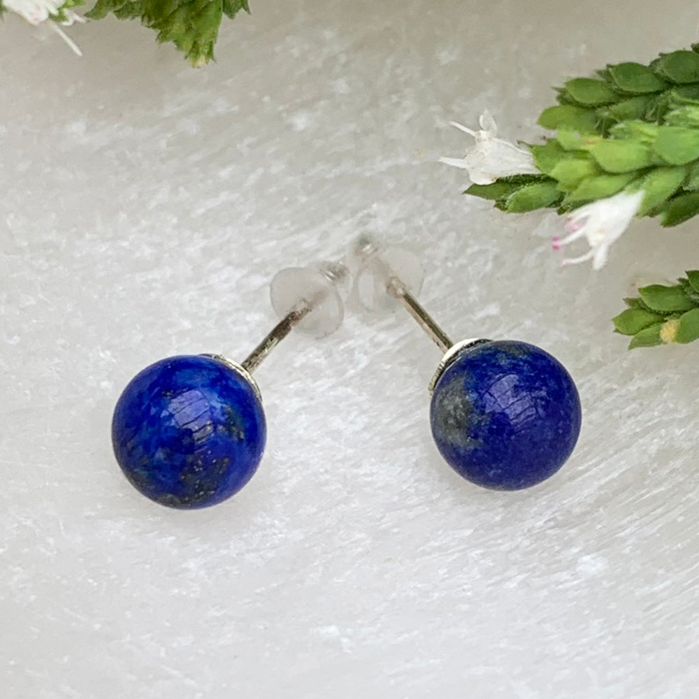 Earrings: Lapis Lazuli Studs