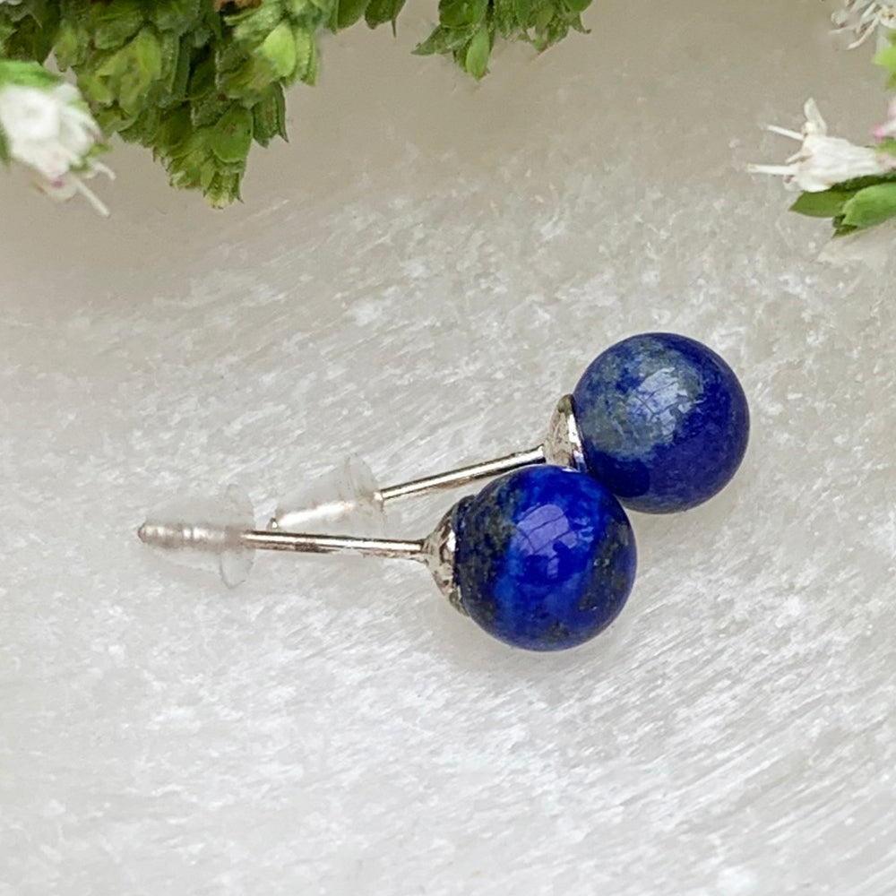 Earrings: Lapis Lazuli Studs