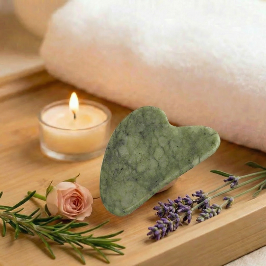 Gua Sha Stone: Nephrite Jade