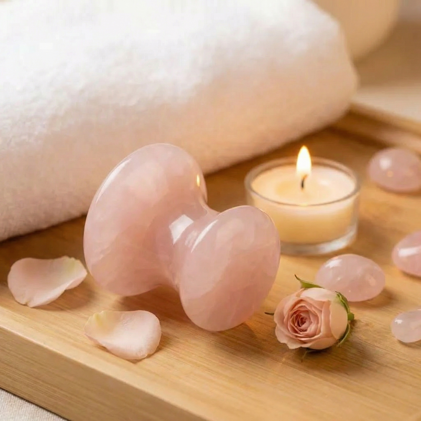 Massage Mushroom: Rose Quartz