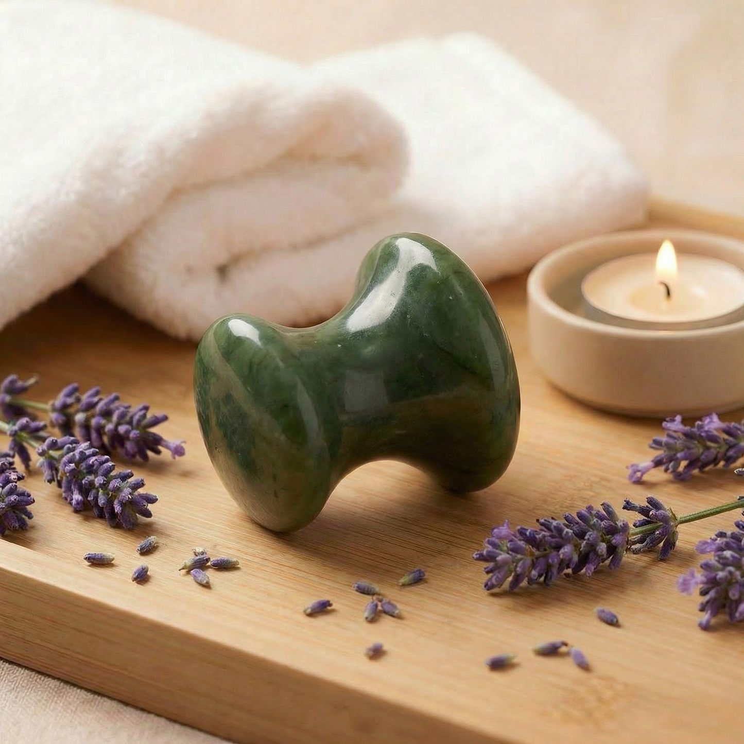 Massage Mushroom: Nephrite Jade