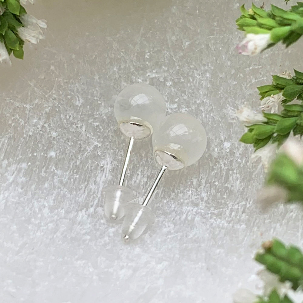 Earrings: Quartz Studs