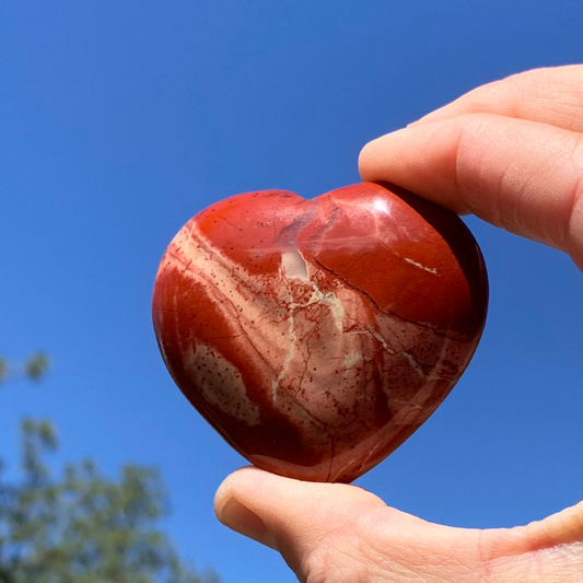 Heart: Red Jasper