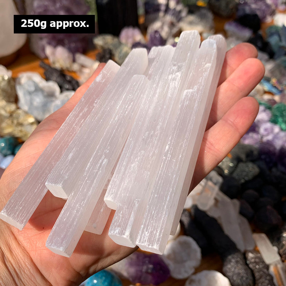 Selenite Stick(s) (250 Gram Lot - 0.55lb)