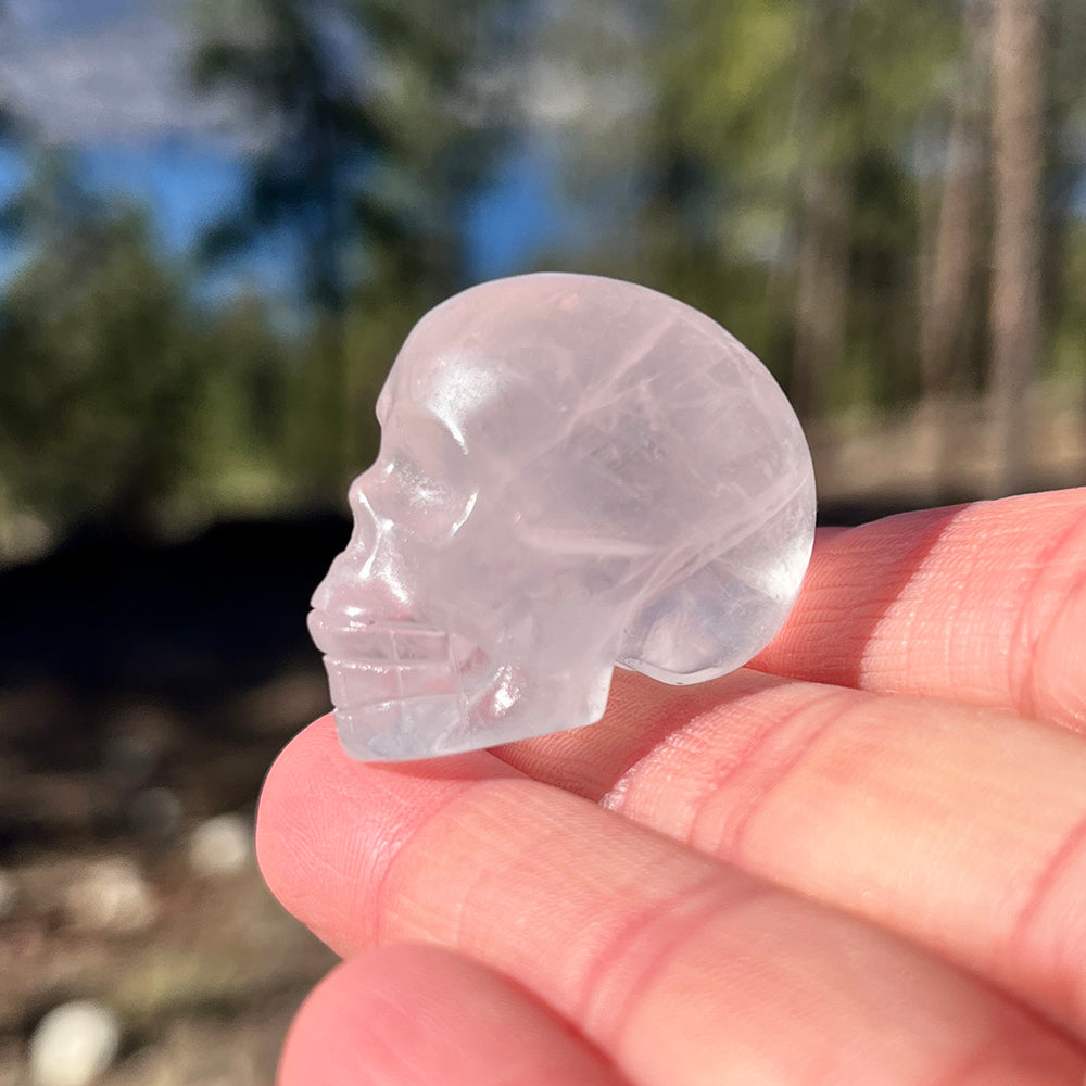 Crystal Spirit Totems: Clear Quartz Skull