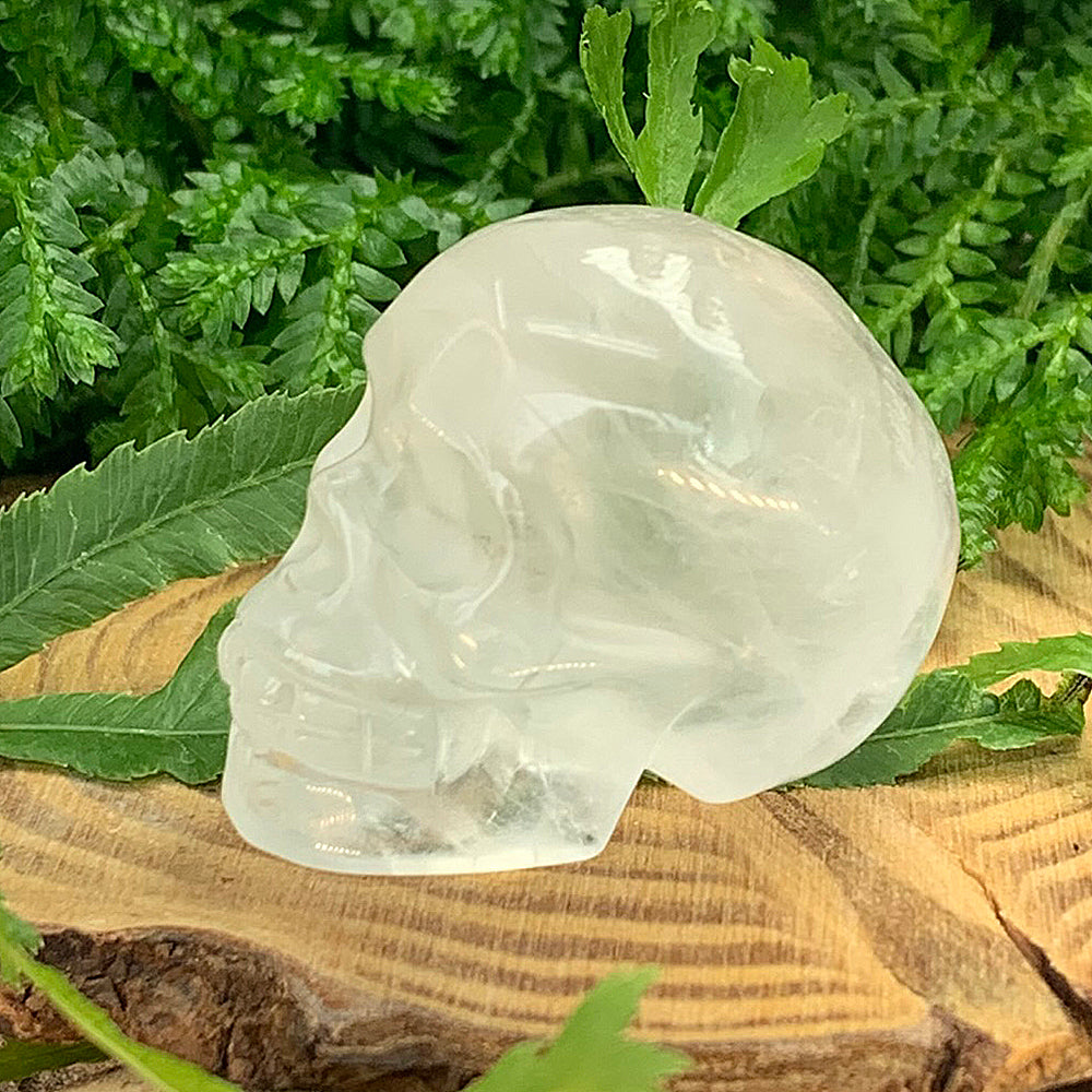 Crystal Spirit Totems: Clear Quartz Skull