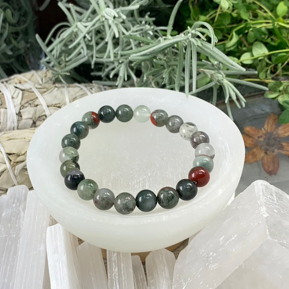 Mala Bracelet: African Bloodstone