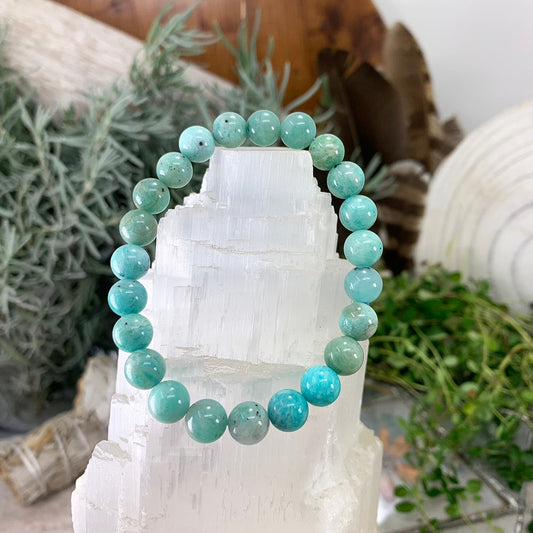 Mala Bracelet: Amazonite