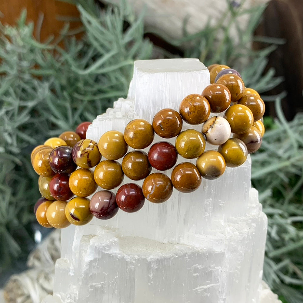 Mala Bracelet: Golden Mookaite