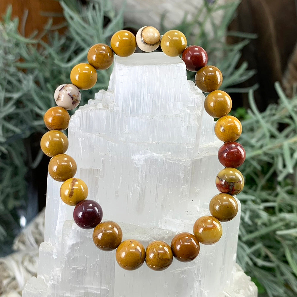 Mala Bracelet: Golden Mookaite