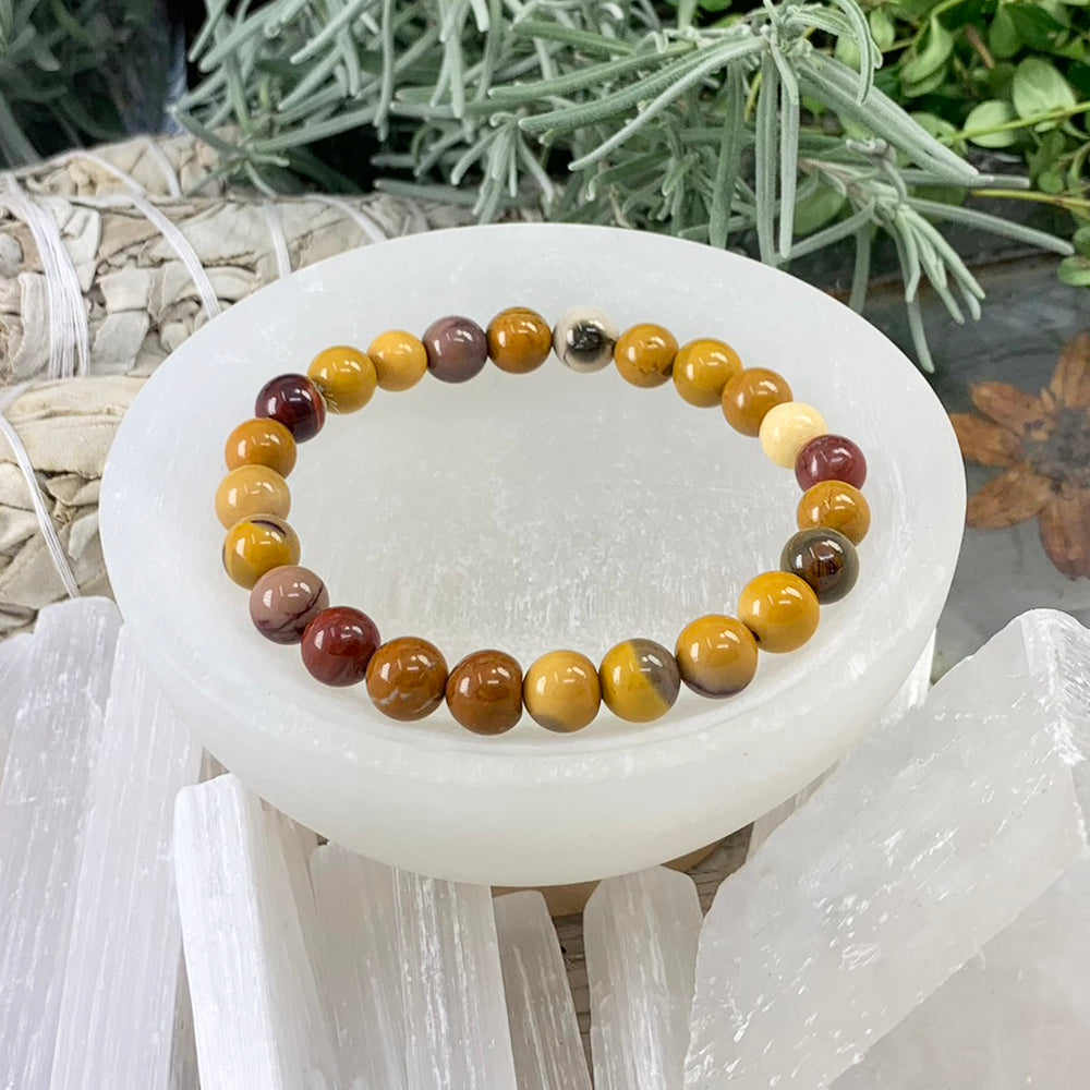 Mala Bracelet: Golden Mookaite