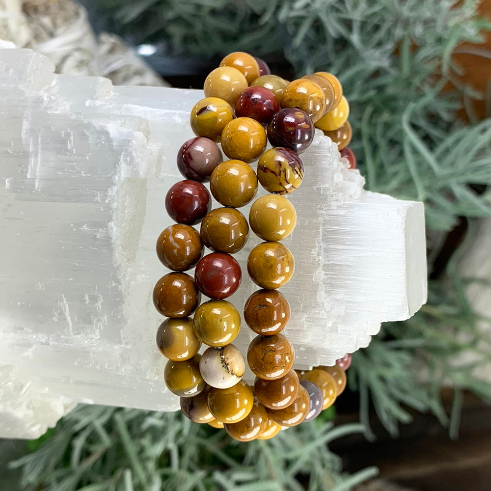 Mala Bracelet: Golden Mookaite