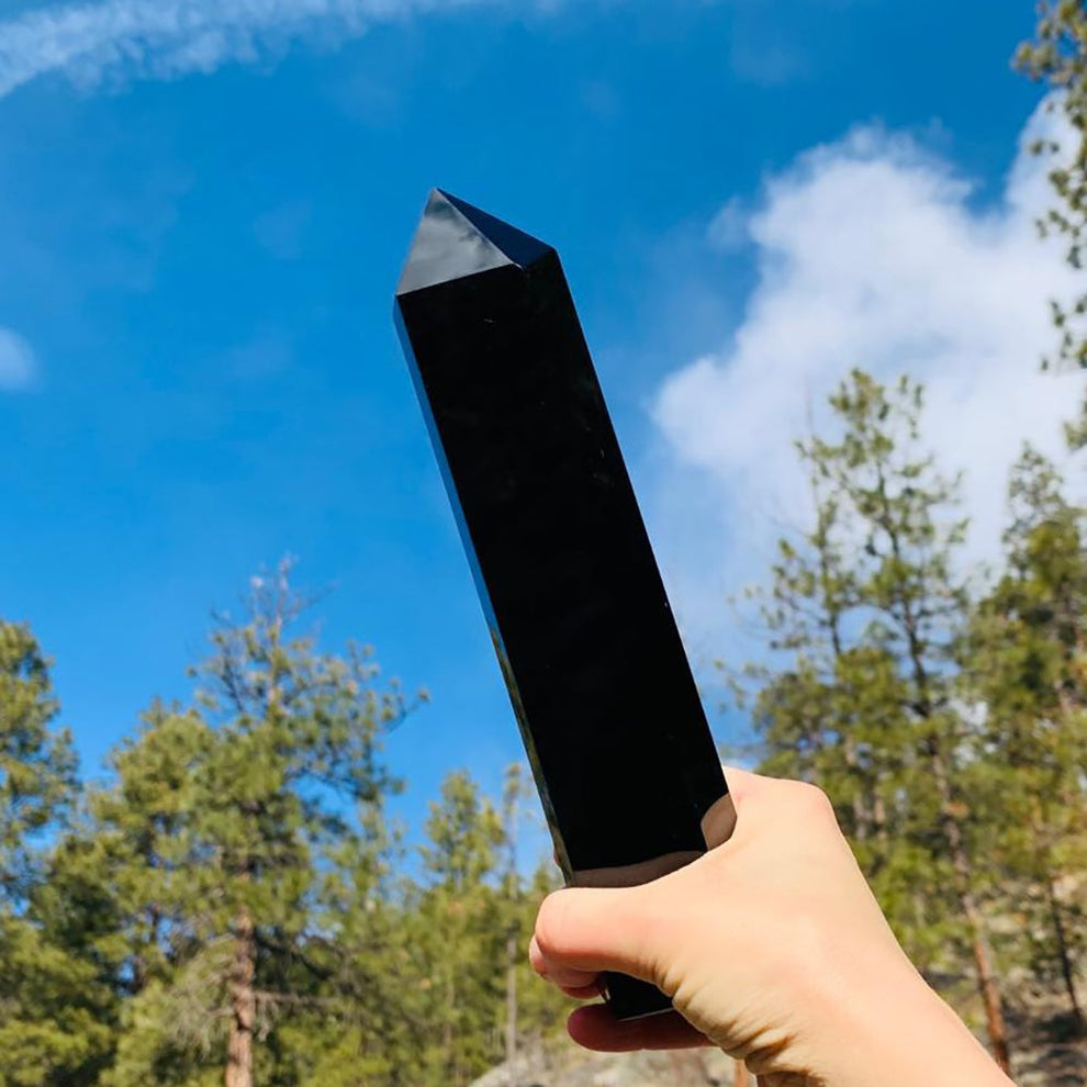 Obsidian Large Large Generator: Large Obsidian – Wholesale Crystal Club