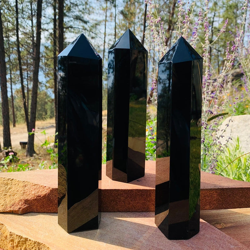 Obsidian Large Large Generator: Large Obsidian – Wholesale Crystal Club