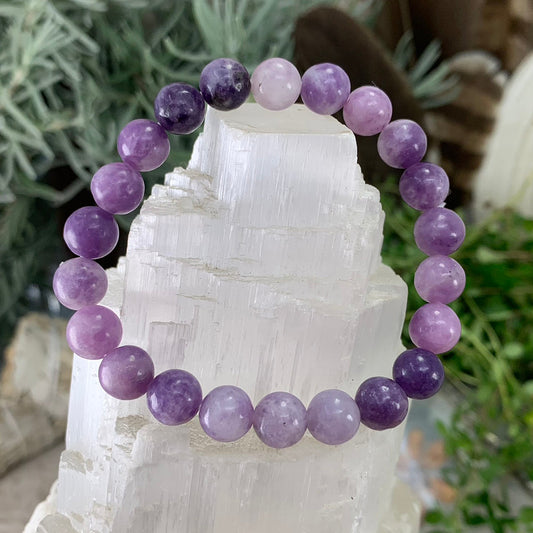 Mala Bracelet: Lepidolite Bracelet