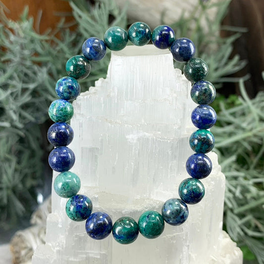 Mala Bracelet: Azurite