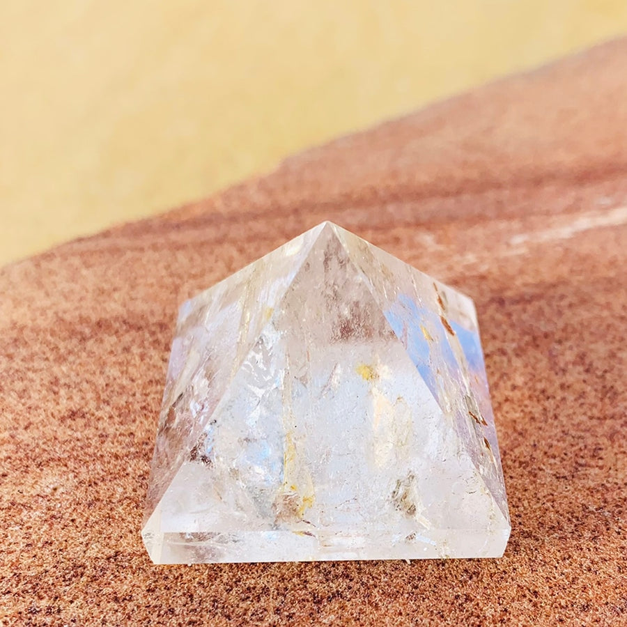 Pyramidal Quartz Small Pyramid: Quartz – Wholesale Crystal Club