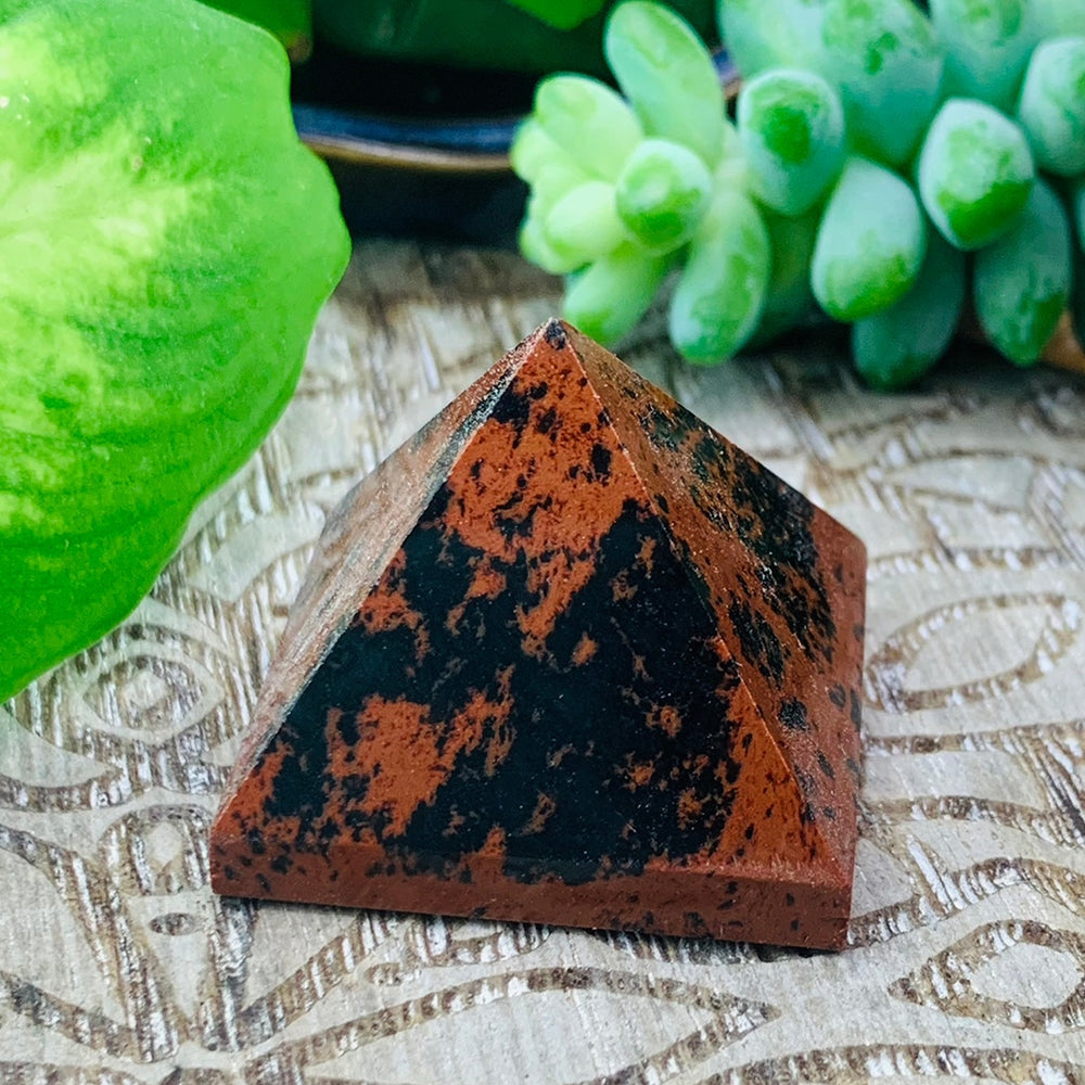 Red Obsidian Pyramid - Small - pyramids