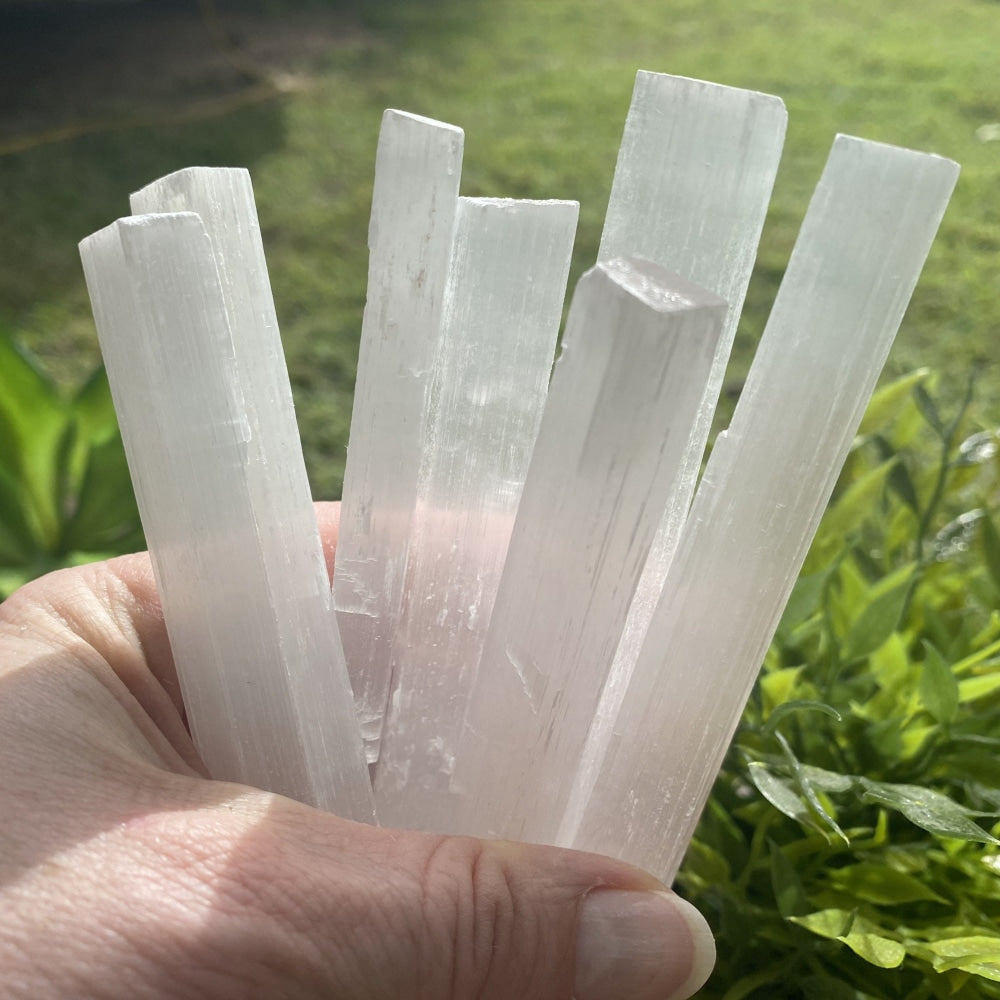 Selenite Sticks - rawstone