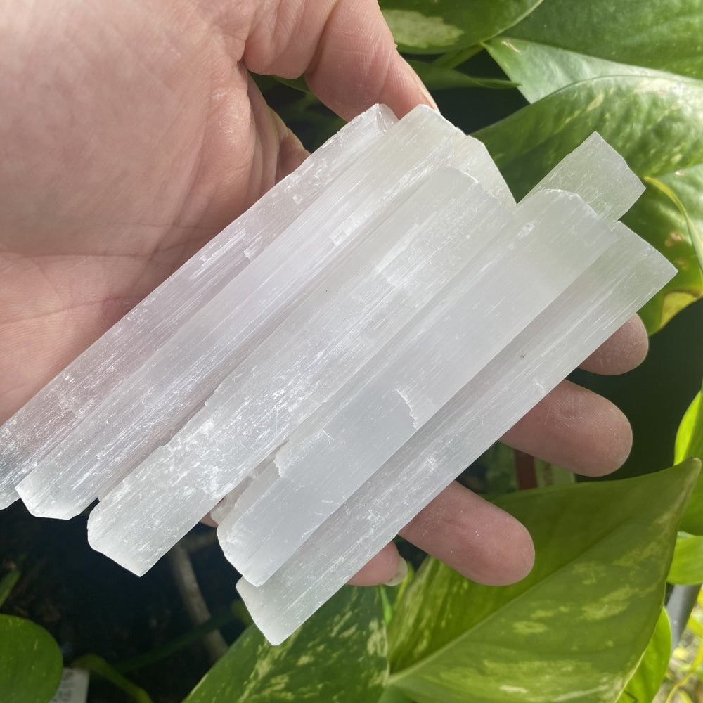 Selenite Sticks - rawstone